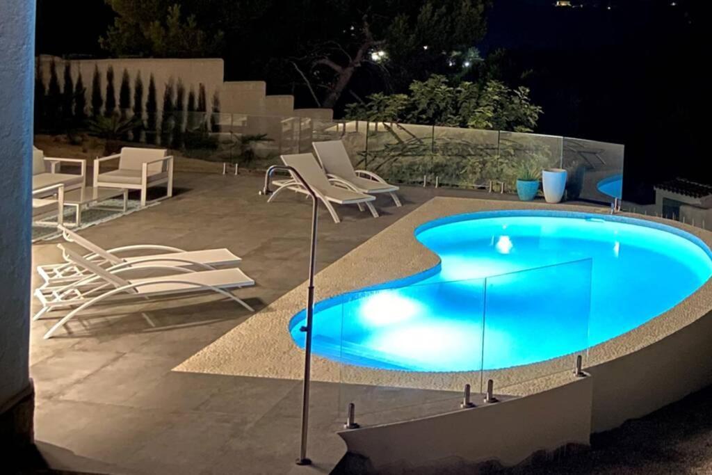 Precioso Apartamento En Una Villa Con Piscina En Cumbre Del Sol Moraira Benitachell Exterior foto